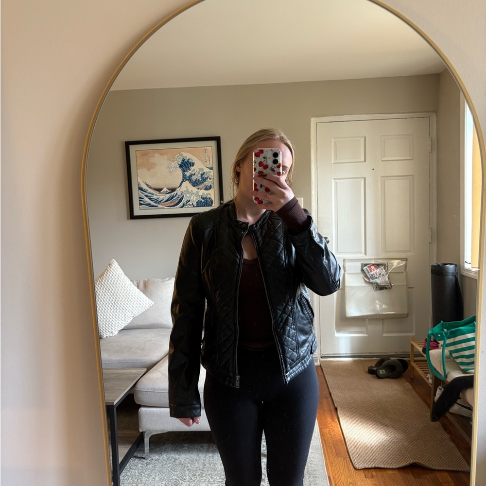 Women's Black Quilted Jacket
